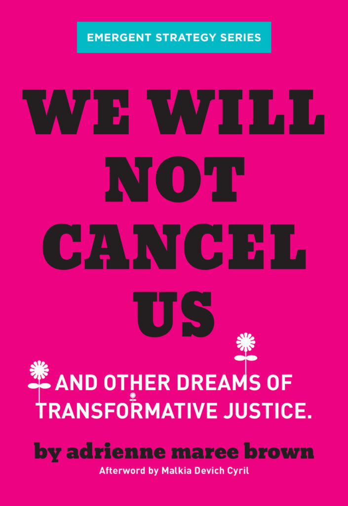 book cover of "We Will Not cancel Us"